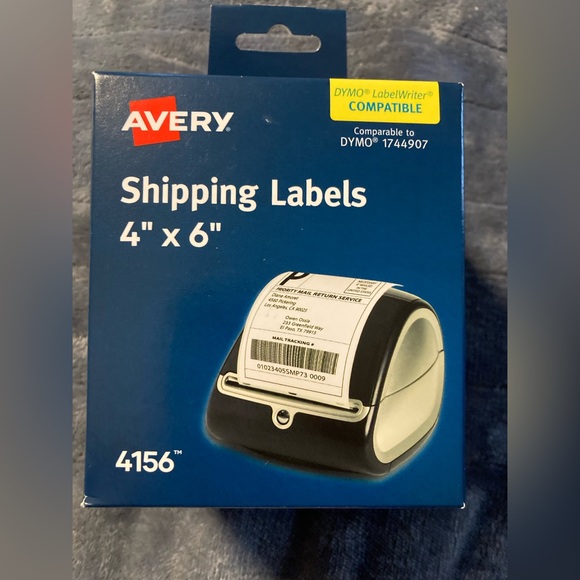Avery Thermal Printer Shipping Labels, 4x6, White, 220/Roll, 1 Roll/Bx (AVE4156) - Picture 2 of 6